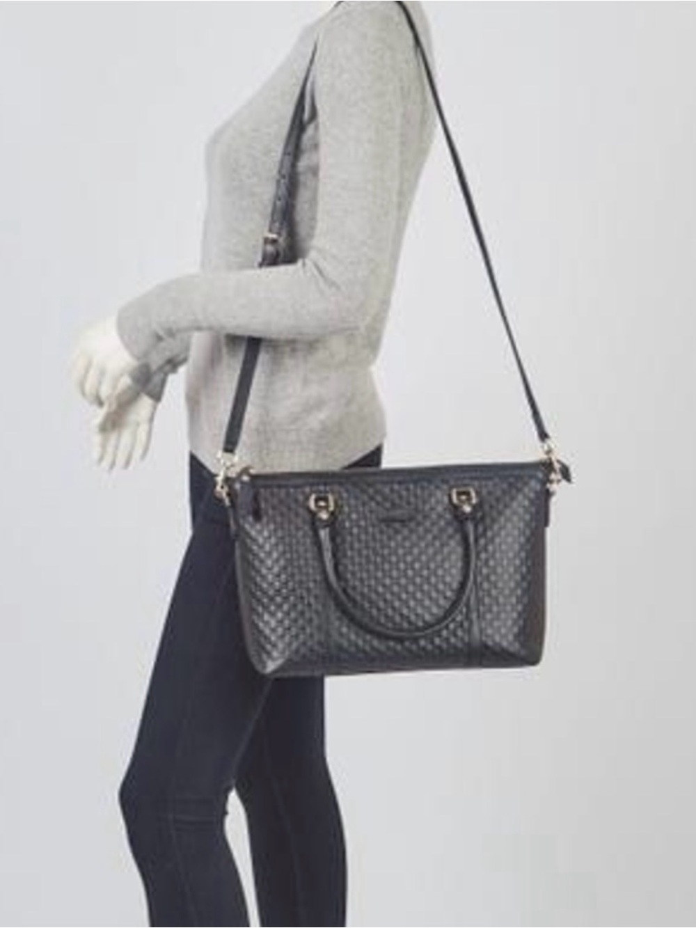 Gucci Micro Guccissima Tote and Crossbody